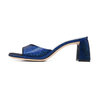 (W) By Far Romy 'Metallic Blue'