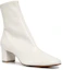 Order (Women) By Far Round-Toe Block-Heel Ankle Boots 'White' 21FWSOFVNGG