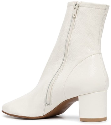 (Women) By Far Round-Toe Block-Heel Ankle Boots 'White' 21FWSOFVNGG Lookbook (Women) By Far Round-Toe Block-Heel Ankle Boots 'White' 21FWSOFVNGG