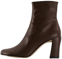 (Women) By Far Round Toe Slip-On Short Boots 'Brown' 23PFVLABBERNAP (Women) By Far Round Toe Slip-On Short Boots 'Brown' 23PFVLABBERNAP