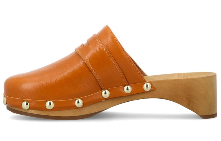 (Women) By Far Sandal 'Shiny Brown' 22SSHNSCMGLS370CM