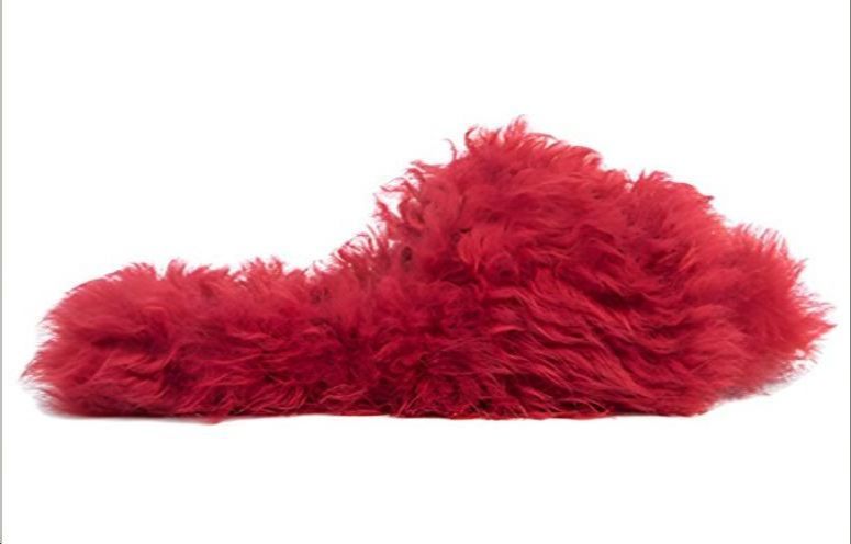 (W) By Far Shana 'Red Slip-On Slides' 圖 2