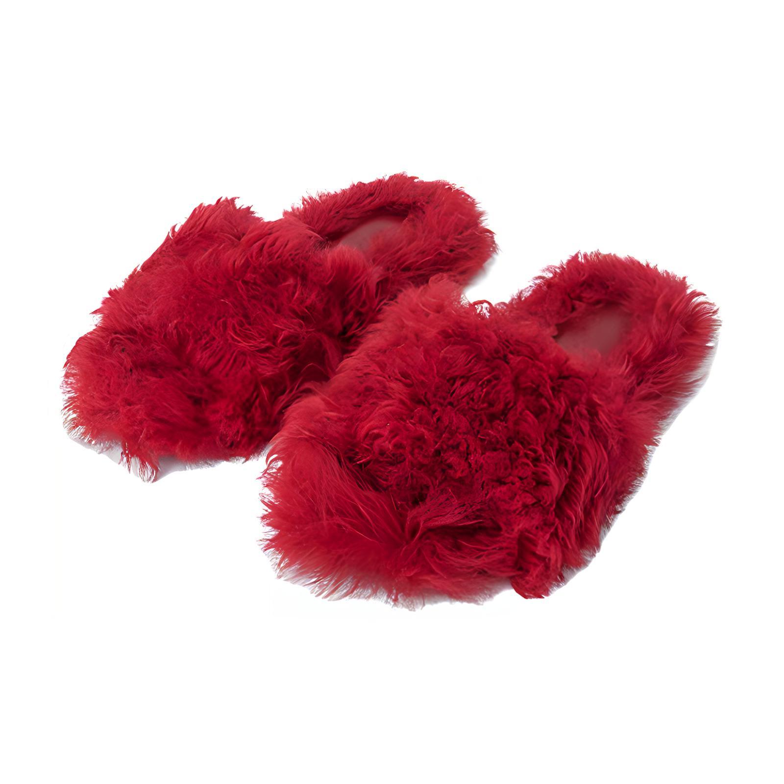 (W) By Far Shana 'Red Slip-On Slides' 圖 3