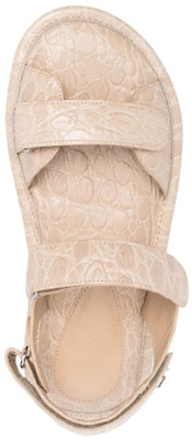 (W) By Far Slides 'Beige Kulit Corak Buaya' 23CRGIDSKRFCCE Shop (W) By Far Slides 'Beige Kulit Corak Buaya' 23CRGIDSKRFCCE