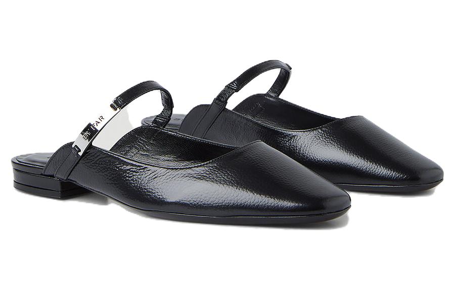 Order (Women) By Far Slip-On Flat 'Black' 22CRETAMBLGG