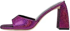 Buy (Women) By Far Square Toe Block Heel 'Purple Fashion Slides' 23CRMICHMFCHDDFCH