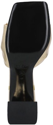(Women) By Far Square Toe Block Heel Mule 'Gold Leather' 23SSLAMAMPCHAPCH Purchase (Women) By Far Square Toe Block Heel Mule 'Gold Leather' 23SSLAMAMPCHAPCH
