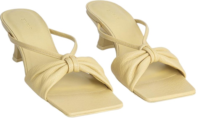 (W) By Far Sandal Tumit Blok Hujung Petak 'Kulit Kuning' 22CRFREVNLGRL Order (W) By Far Sandal Tumit Blok Hujung Petak 'Kulit Kuning' 22CRFREVNLGRL