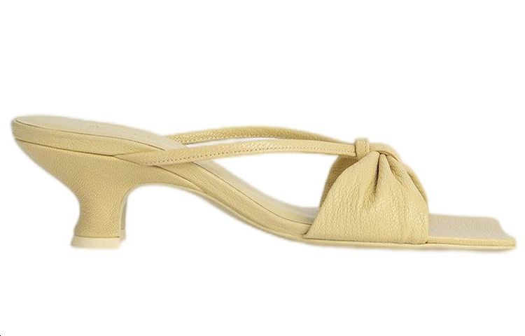 Order (W) 바이파 スクエア토 블록힐 샌들 (옐로우) 22CRFREVNLGRL