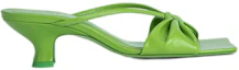 Order (W) Sandal Hak Blok By Far Square Toe 'Kulit Hijau' 22CRFREPSGG