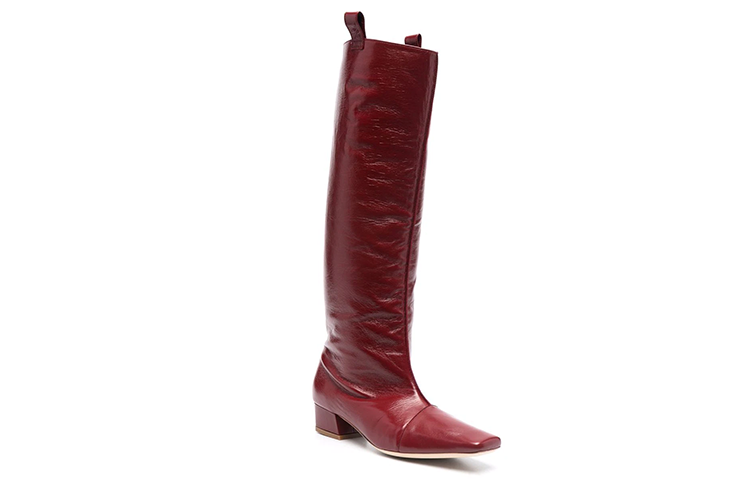 (W) By Far Square Toe High-Top Boot 'Red' 圖 2
