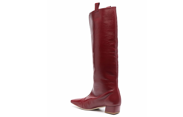 (W) By Far Square Toe High-Top Boot 'Red' 圖 3