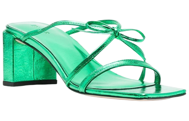 (W) By Far Square Toe High Heel Sandal 'Green Fashion' 圖 2