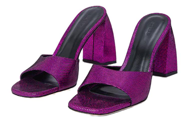 Order (W) By Far 方头露趾拖鞋 '紫色' 22FWMICHMBLP-152752