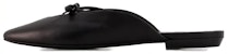 (W) By Far Square Toe Slip-On Mules 'Kulit Hitam' 23PFFNNFBLNAP