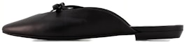 Buy (W) By Far Square Toe Slip-On Mules 'Kulit Hitam' 23PFFNNFBLNAP