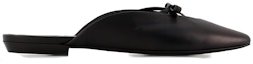 Order (W) By Far Square Toe Slip-On Mules 'Kulit Hitam' 23PFFNNFBLNAP