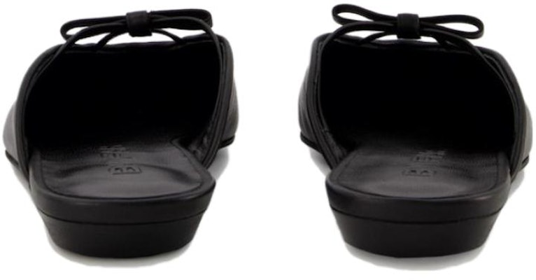 (W) Mules Planos By Far Punta Cuadrada 'Cuero Negro' 23PFFNNFBLNAP Shop (W) Mules Planos By Far Punta Cuadrada 'Cuero Negro' 23PFFNNFBLNAP