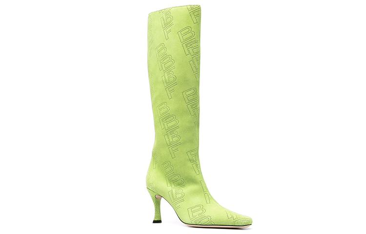 (W) By Far Stevie 42 High-Top Boot 'Green Alphabet Print' 圖 2