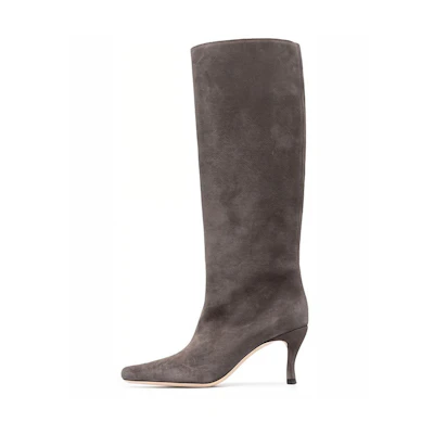 (W) By Far Stevie 4 High-Top Sneakers 'Smoke Grey Suede'