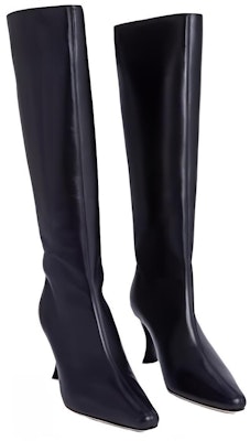 (Women) By Far Stevie 'Black Leather Pointed-Toe High-Top Boots' 21PFSVIDBLSMC350 Shop (Women) By Far Stevie 'Black Leather Pointed-Toe High-Top Boots' 21PFSVIDBLSMC350