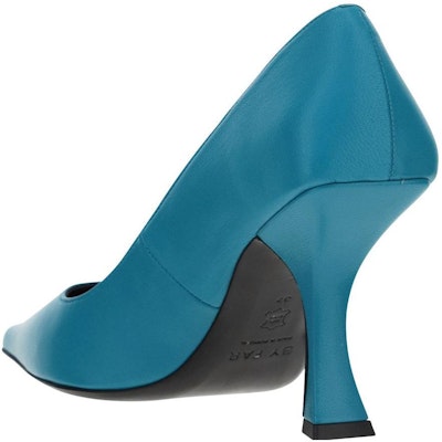 By Far 牛皮 細跟 高跟鞋 女款 藍色 Shop By Far 牛皮 細跟 高跟鞋 女款 藍色