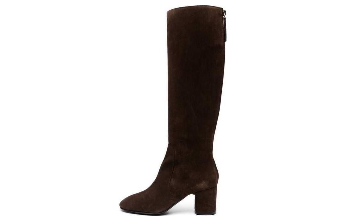 (Women) By Far Suede High-Top Boots 'Comfort Leisure Brown' 23PFMILDBERUBER