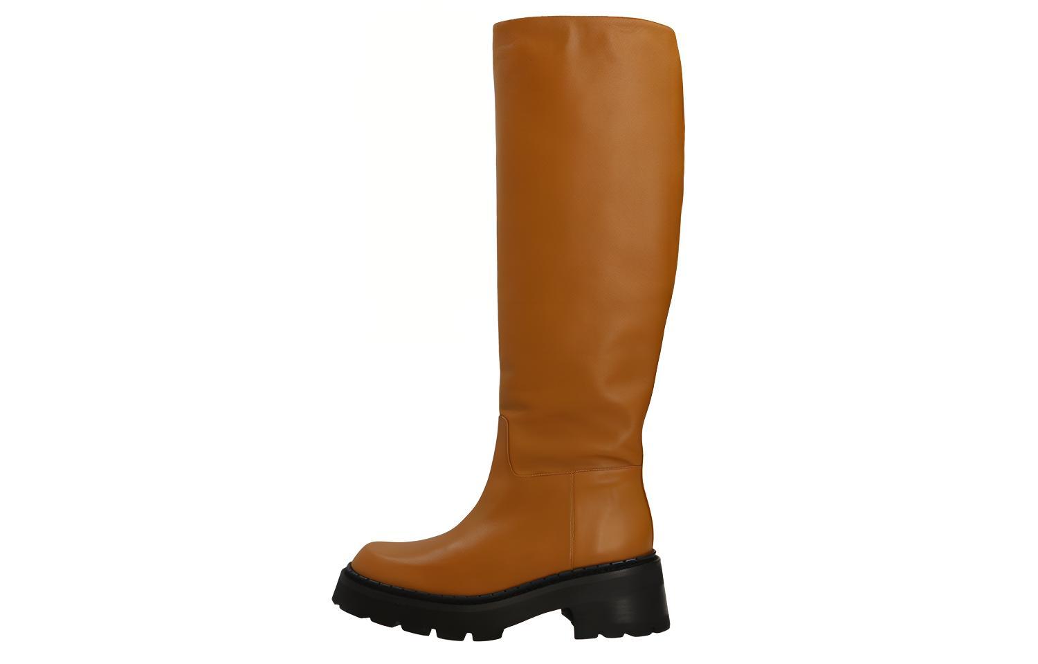 (Women) By Far Tall Boot 'Simple Brown Leather' 22FWRUSDPNBSSPPNB