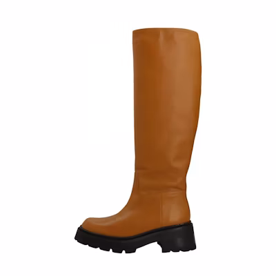 (W) By Far Tall Boot 'Simple Brown Leather'