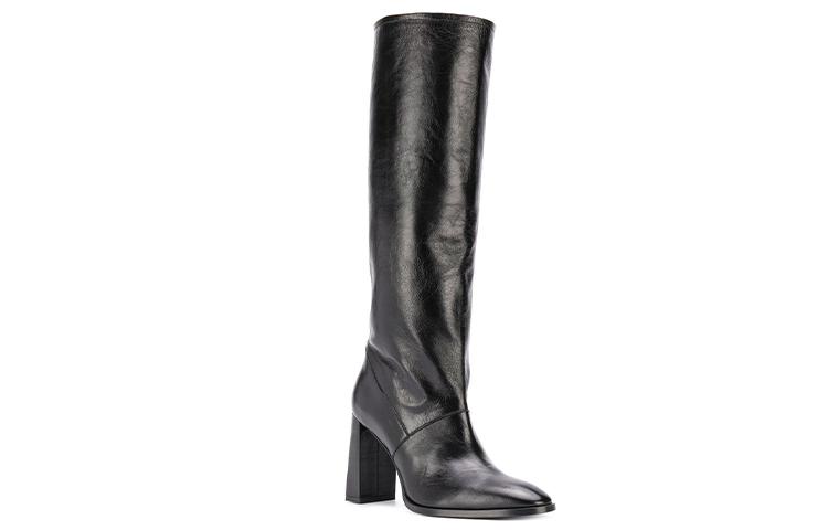 (W) By Far Tall Flat Toe Knee-High Boots 'Warm CMFT Black' 圖 2