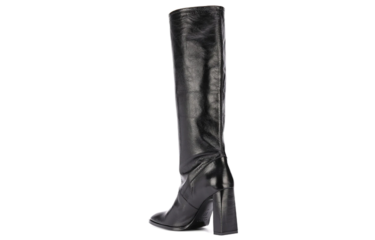 (W) By Far Tall Flat Toe Knee-High Boots 'Warm CMFT Black' 圖 3