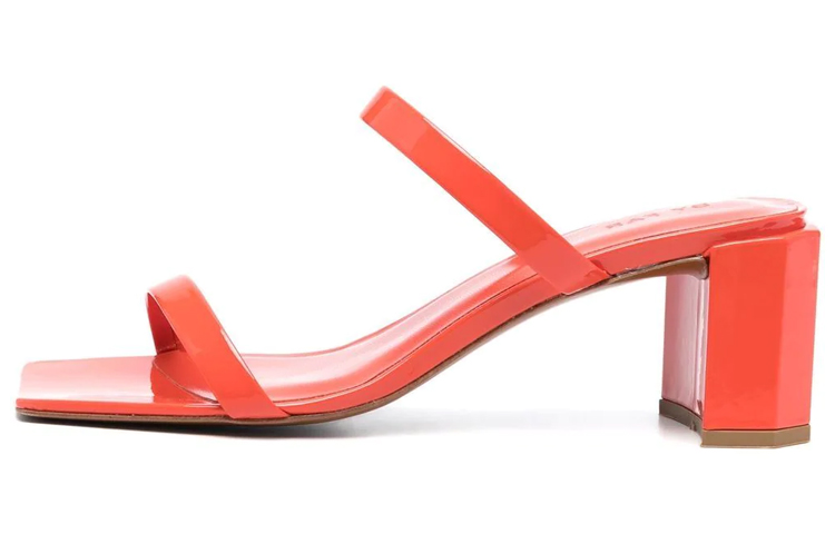 (Women) By Far Tanya 'Red Square Toe Slingback' 23CRTNYSFLMPFLM
