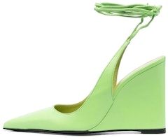 (Women) By Far Vaughn High Heels 'Green Ankle-Wrap Wedge' 23CRVAUWFRGNAPFRG (Women) By Far Vaughn High Heels 'Green Ankle-Wrap Wedge' 23CRVAUWFRGNAPFRG