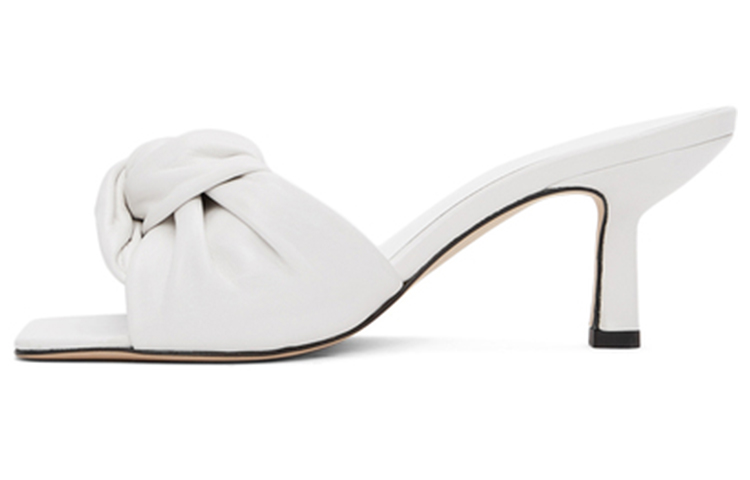 (W) By Far Vintage Leather High Heel 'White'