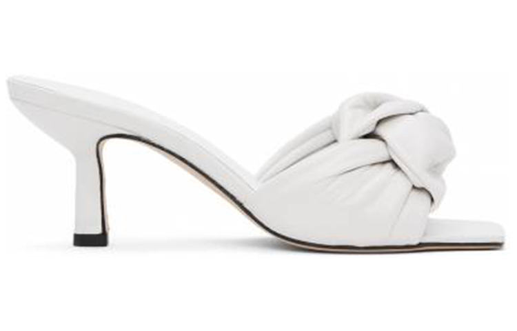 (W) By Far Vintage Leather High Heel 'White' 圖 2