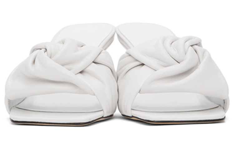 (W) By Far Vintage Leather High Heel 'White' 圖 3