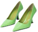 Order (W) By Far Viva ''Leuchtend Grüner Spitz-Toe Stiletto'' 23CRVIVFRGP
