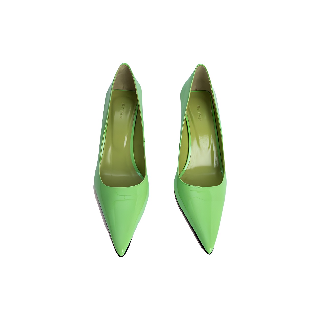 (W) By Far Viva 'Bright Green Pointed-Toe Stiletto' 圖 3