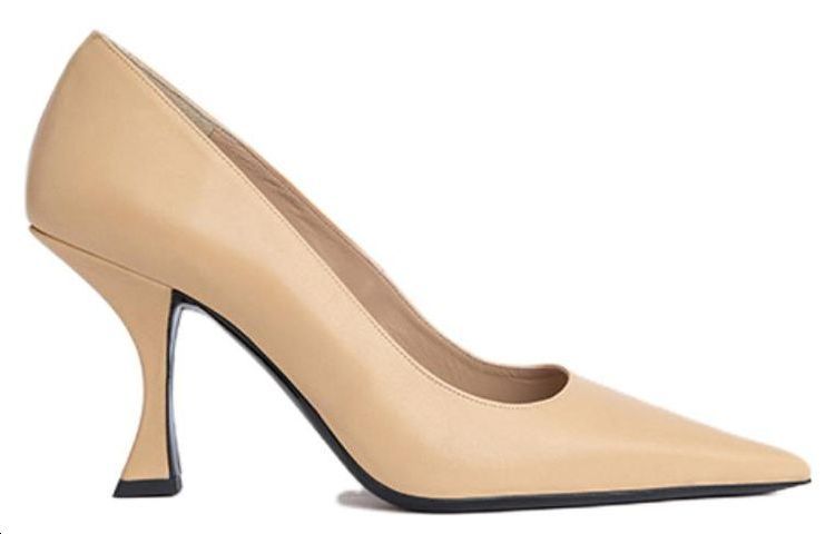 (W) By Far Viva 'Brown Leather Pointed-Toe Stiletto' 圖 2