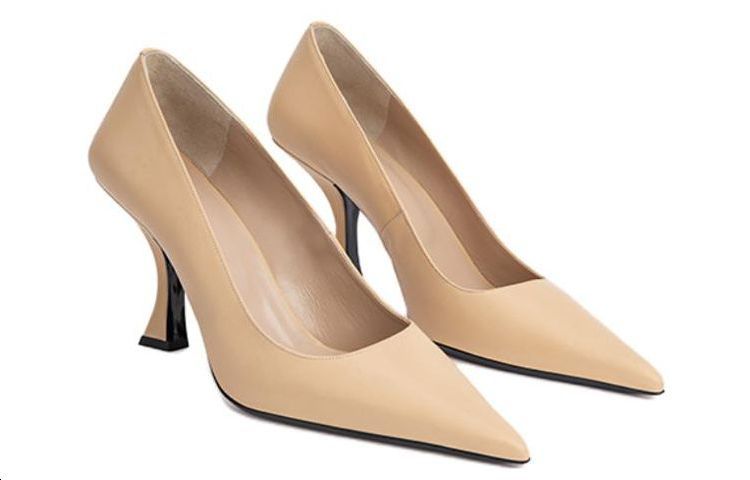 (W) By Far Viva 'Brown Leather Pointed-Toe Stiletto' 圖 4