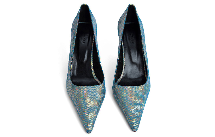 (W) By Far Viva High-Heeled Shoes 'Holographic Blue' 圖 3