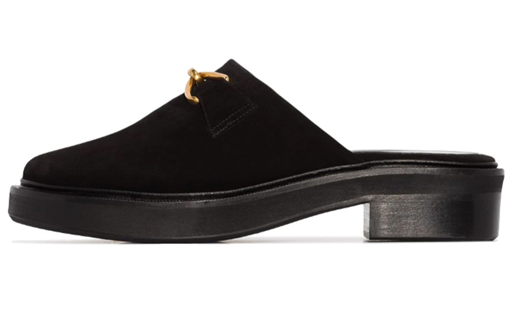 (Women) By Far Walker Mule 'Black Breathable' 21PFWALMBLU