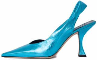 (Women) By Far Yasha High Heels 9cm 'Blue Pointed Toe Stiletto' 23SSYAPAQA (Women) By Far Yasha High Heels 9cm 'Blue Pointed Toe Stiletto' 23SSYAPAQA