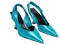 Shop (W) By Far Yasha Kasut Tumit Tinggi 9cm 'Stiletto Hujung Runcing Biru' 23SSYAPAQA