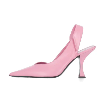(W) By Far Yasha High Heels 'Pink Open Toe'