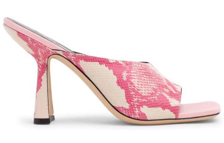 (W) By Far Zaya Mules 'Pink Cut-Out' 圖 2