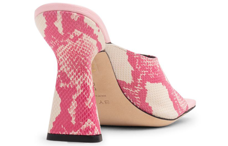 (W) By Far Zaya Mules 'Pink Cut-Out' 圖 3
