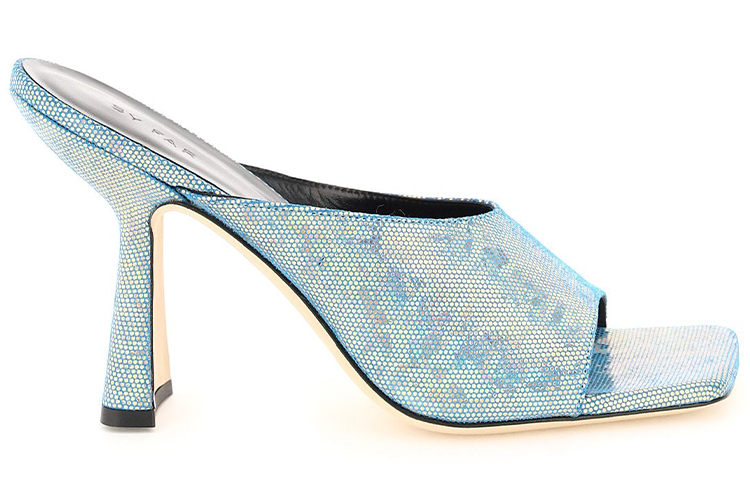 (W) By Far Zaya Sandals 'Holographic Blue Leather' 圖 2