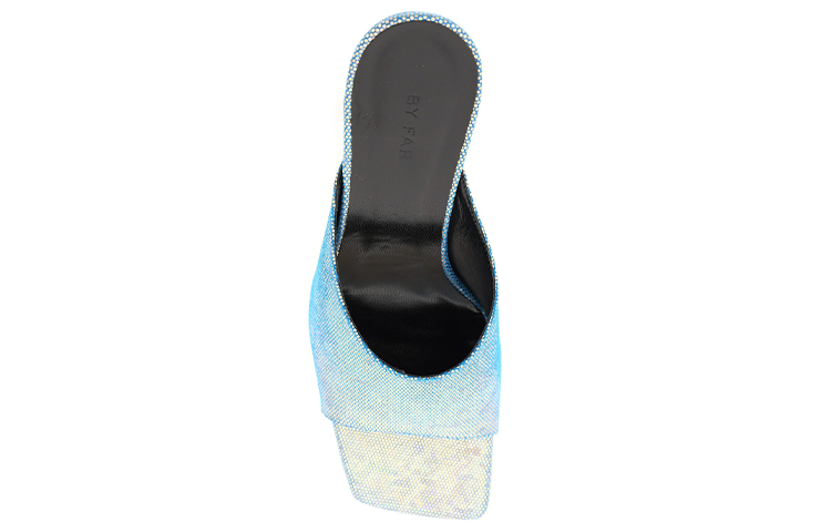 (W) By Far Zaya Sandals 'Holographic Blue Leather' 圖 4