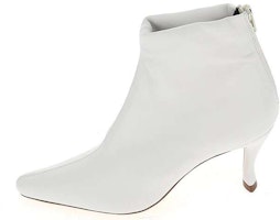 (Women) By Far Zip Leather Boots 'White Fashion Casual' 20CRSTVBWHVWH (Women) By Far Zip Leather Boots 'White Fashion Casual' 20CRSTVBWHVWH
